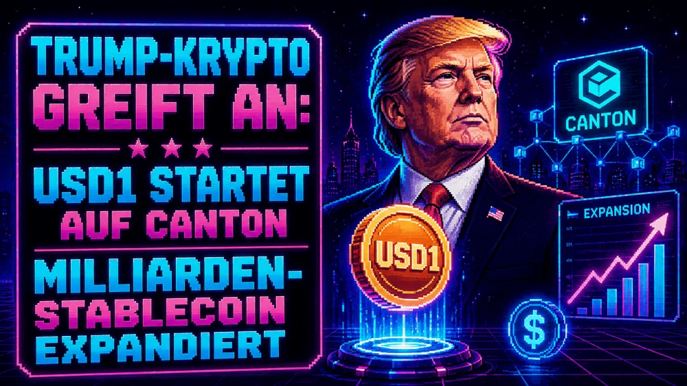 Trump-Krypto greift an: USD1 startet auf Canton – Milliarden-Stablecoin expandiert