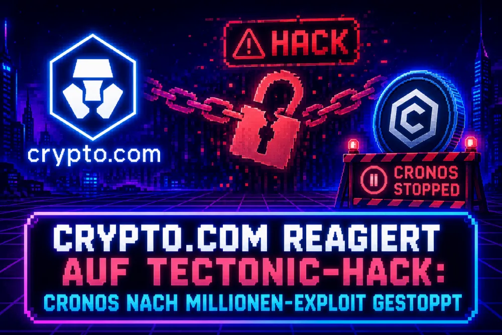 Crypto.com reagiert auf Tectonic-Hack: Cronos nach Millionen-Exploit gestoppt