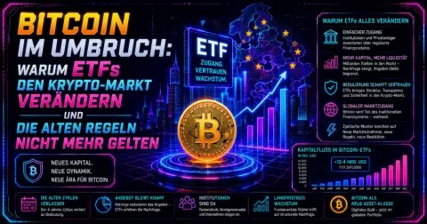 Bitcoin im Umbruch: Warum ETFs den Krypto-Markt Verändern und die Alten Regeln Nicht Mehr Gelten