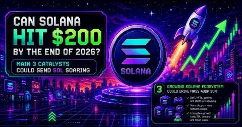 Can Solana Hit $200 by the End of 2026? Main 3 Catalysts Could Send SOL Soaring