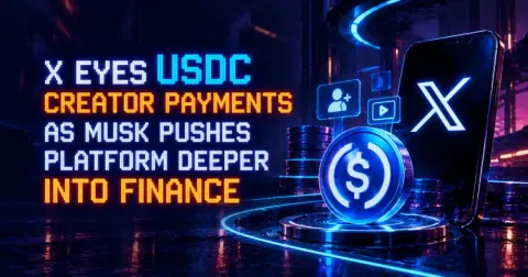 X Eyes USDC Creator Payments as Musk Pushes Platform Deeper Into Finance