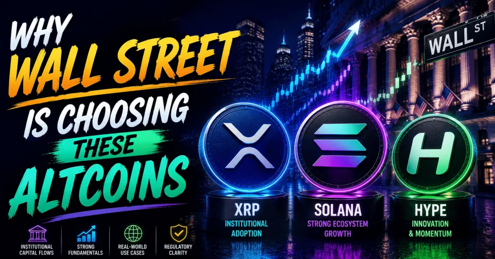Why Wall Street Is Choosing These Altcoins