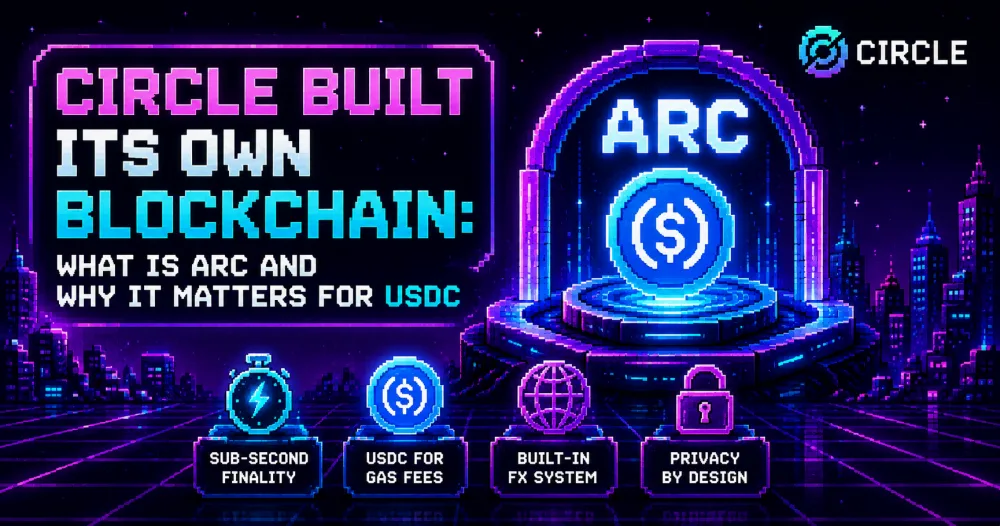 Circle Built Its Own Blockchain: What Is Arc and Why It Matters for USDC