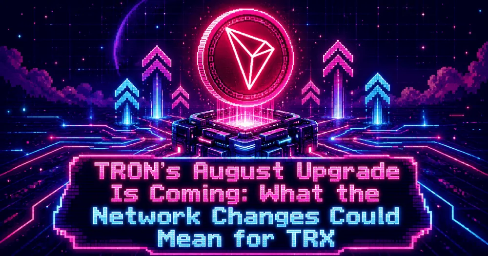 TRON’s August Upgrade Is Coming: What the Network Changes Could Mean for TRX