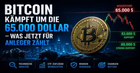 Bitcoin Kämpft Um Die 65.000 Dollar – Was Jetzt Für Anleger Zählt