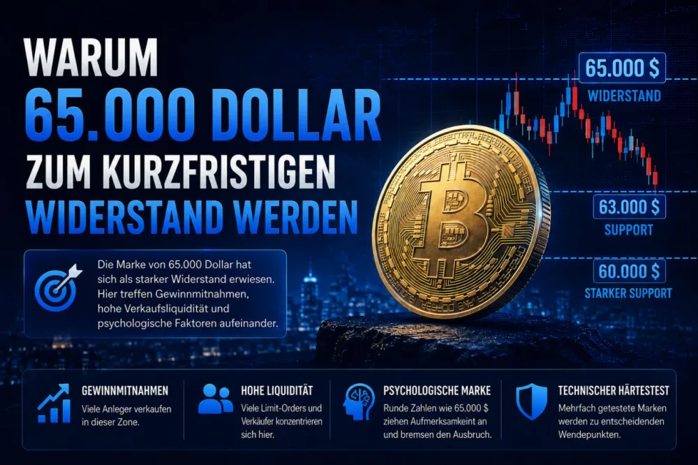 Warum 65.000 Dollar Zum Kurzfristigen Widerstand Werden