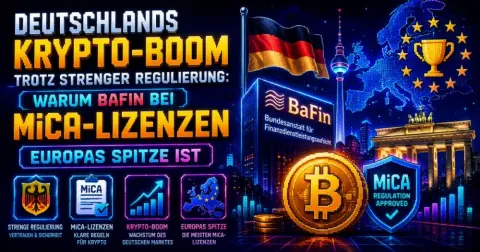 Deutschlands Krypto-Boom Trotz Strenger Regulierung: Warum BaFin Bei MiCA-Lizenzen Europas Spitze Ist