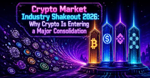 Crypto Market Industry Shakeout 2026: Why Crypto Is Entering a Major Consolidation