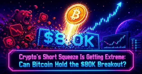 Crypto’s Short Squeeze Is Getting Extreme: Can Bitcoin Hold the $80K Breakout?