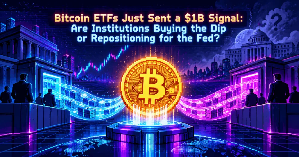 Bitcoin ETFs Attracted $1B: Are Institutions Buying the Dip?