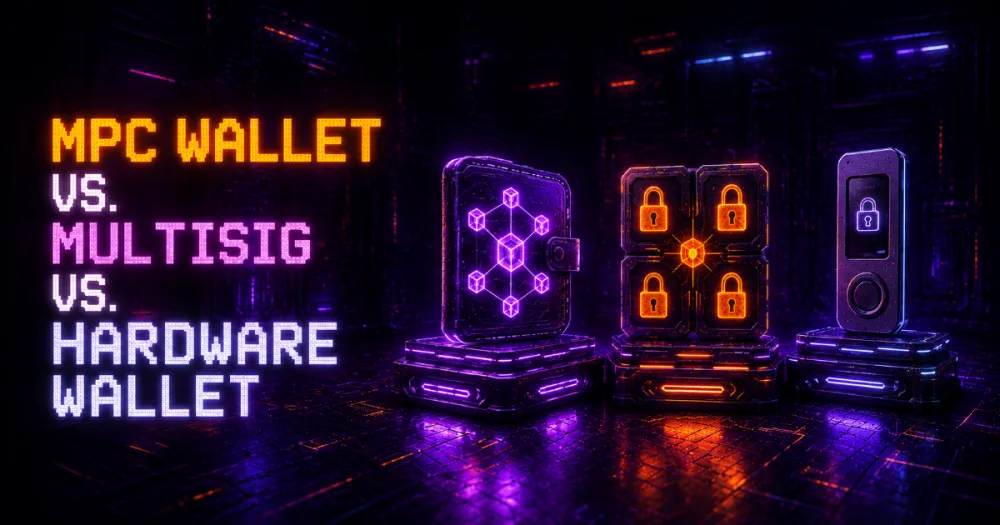 MPC Wallet vs. Multisig vs. Hardware Wallet