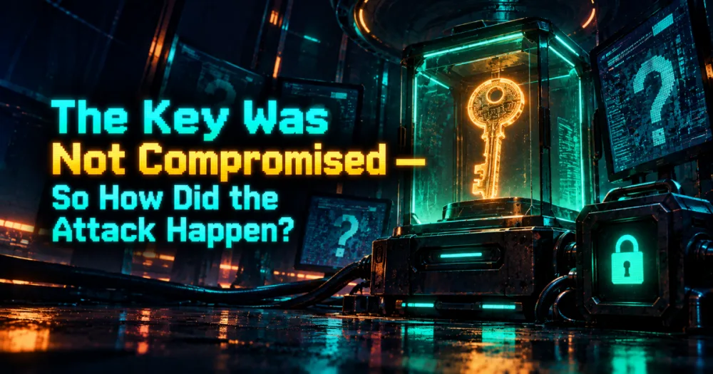 The Key Was Not Compromised — So How Did the Attack Happen?
