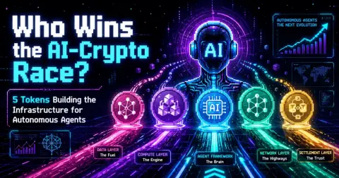 Who Wins the AI-Crypto Race? 5 Tokens Building the Infrastructure for Autonomous Agents