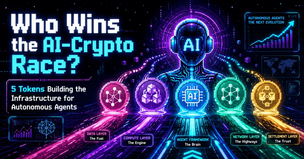 Who Wins the AI-Crypto Race? 5 Tokens Building the Infrastructure for Autonomous Agents