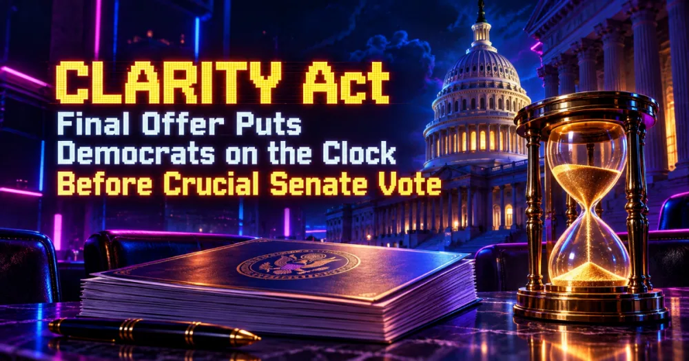 CLARITY Act Final Offer Puts Democrats on the Clock Before Crucial Senate Vote - Bitcoin Foundation