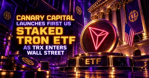 Canary Capital Launches First US Staked TRON ETF as TRX Enters Wall Street