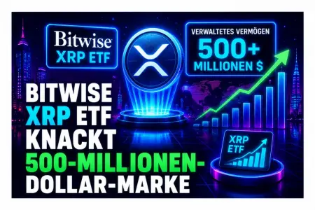 Bitwise XRP ETF knackt 500-Millionen-Dollar-Marke: Kommt jetzt der große XRP-Kursausbruch?