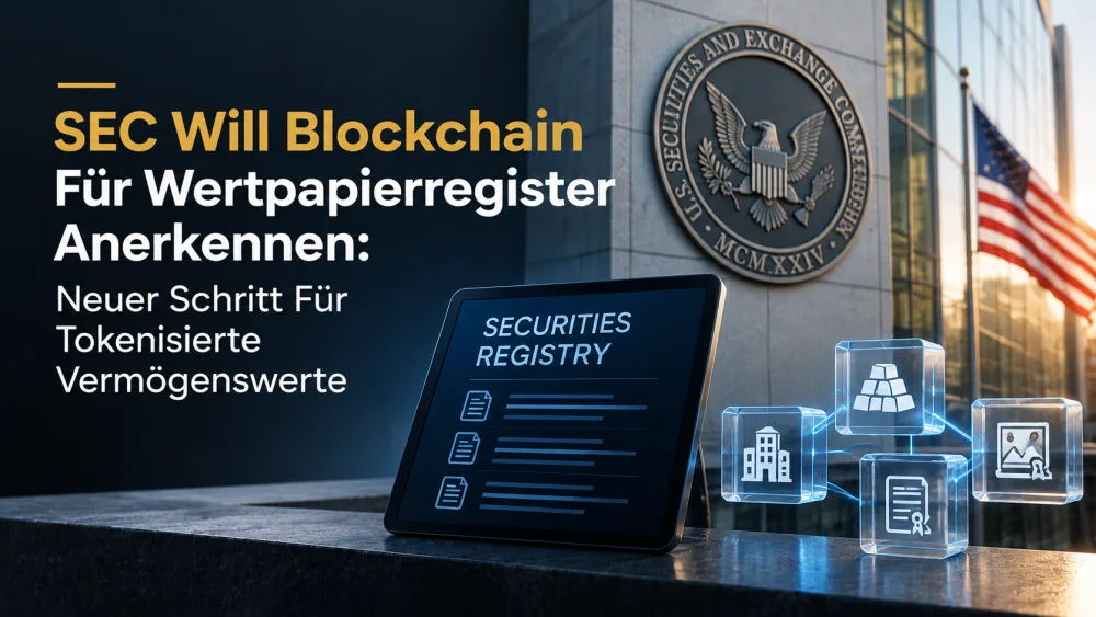 SEC Will Blockchain Für Wertpapierregister Anerkennen: Neuer Schritt Für Tokenisierte Vermögenswerte