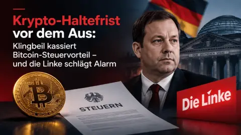 Krypto-Haltefrist vor dem Aus: Klingbeil kassiert Bitcoin-Steuervorteil – und die Linke schlägt Alarm