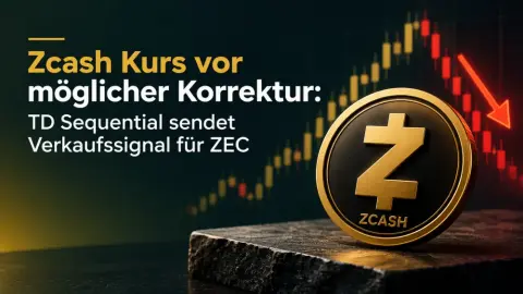 Zcash Kurs vor möglicher Korrektur: TD Sequential sendet Verkaufssignal für ZEC