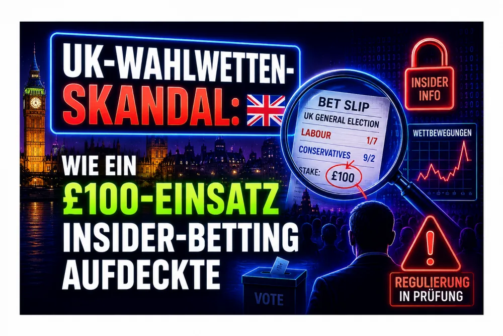 UK-Wahlwetten-Skandal: Wie ein £100-Einsatz Insider-Betting aufdeckte – und was jetzt auf Buchmacher zukommt