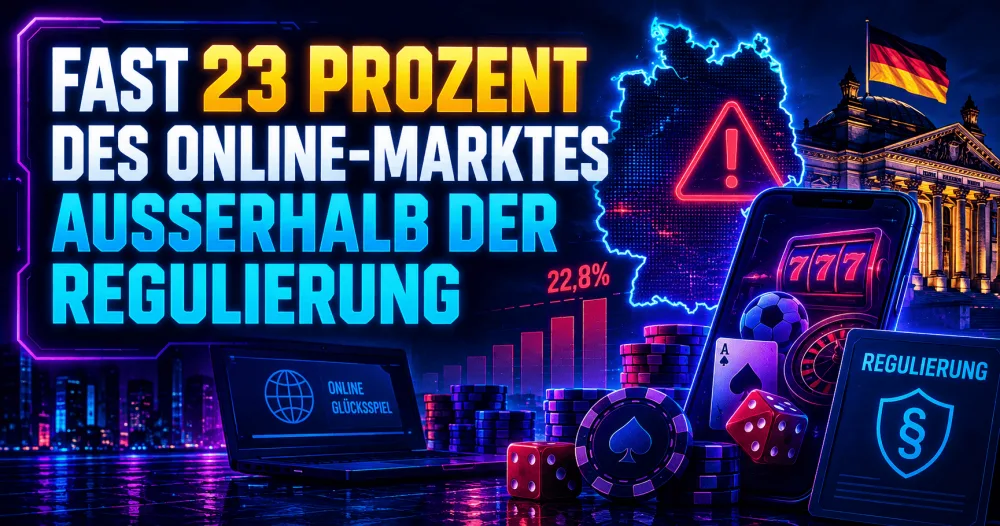 Fast 23 Prozent des Online-Marktes außerhalb der Regulierung