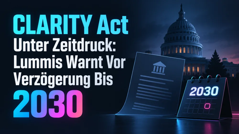 CLARITY Act Unter Zeitdruck: Lummis Warnt Vor Verzögerung Bis 2030