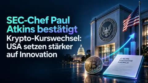 SEC-Chef Paul Atkins bestätigt Krypto-Kurswechsel: USA setzen stärker auf Innovation