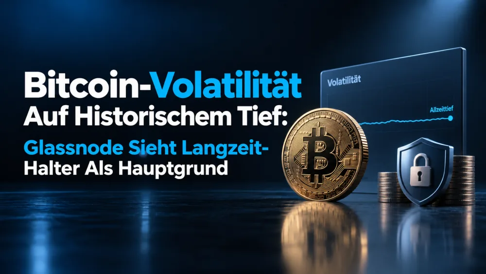 Bitcoin-Volatilität Auf Historischem Tief: Glassnode Sieht Langzeit-Halter Als Hauptgrund