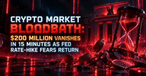 Why Is Crypto Crashing? Bitcoin Plunges After US Jobs Shock as $200B Is Liquidated in 15 Minutes