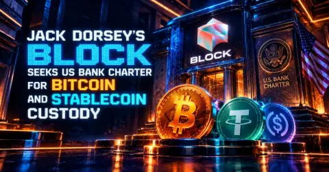 Jack Dorsey’s Block Seeks US Bank Charter for Bitcoin and Stablecoin Custody