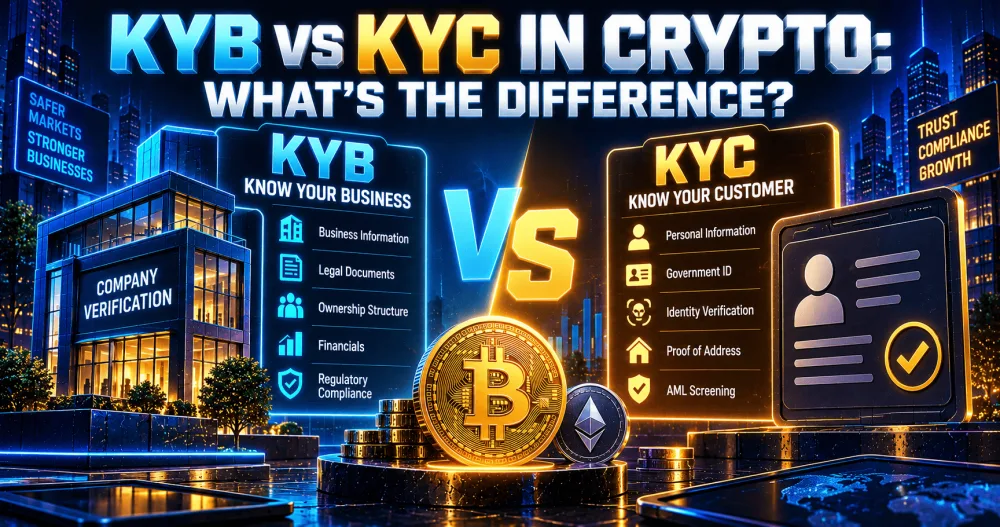 KYB vs KYC in Crypto: What’s the Difference?
