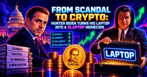From Scandal to Crypto: Hunter Biden Turns His Laptop Into a $LAPTOP Memecoin