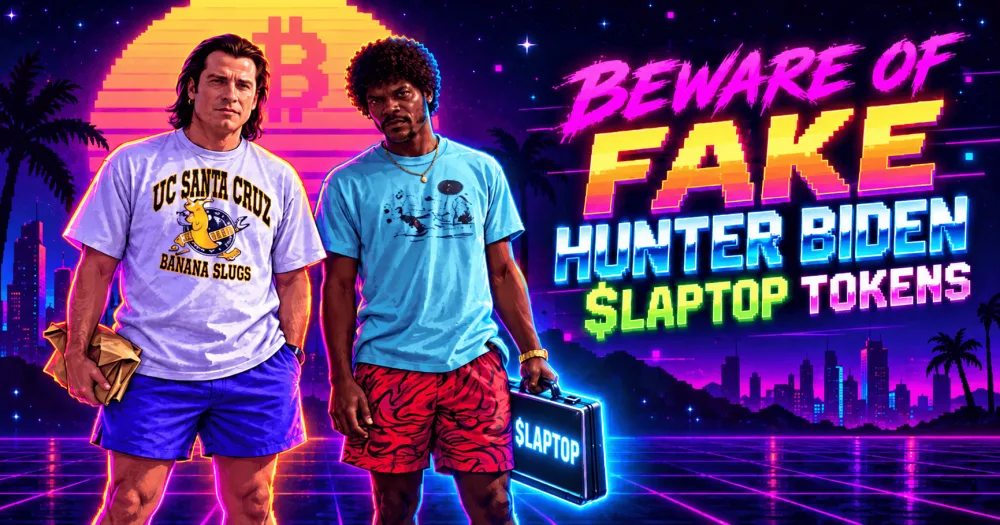 Beware of Fake Hunter Biden $LAPTOP Tokens