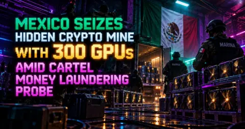 Mexico Seizes Hidden Crypto Mine With 300 GPUs Amid Cartel Money Laundering Probe