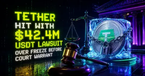 Tether Hit With $42.4M USDT Lawsuit Over Freeze Before Court Warrant