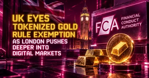 UK Eyes Tokenized Gold Rule Exemption as London Pushes Deeper Into Digital Markets
