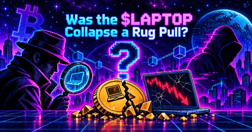 Was the $LAPTOP Collapse a Rug Pull?