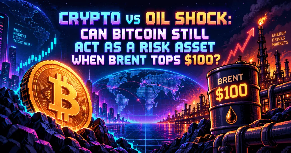 Crypto vs Oil Shock: Can Bitcoin Still Act as a Risk Asset When Brent Tops $100?