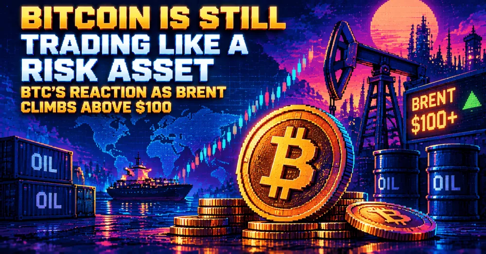 BTC’s Reaction as Brent Climbs Above $100