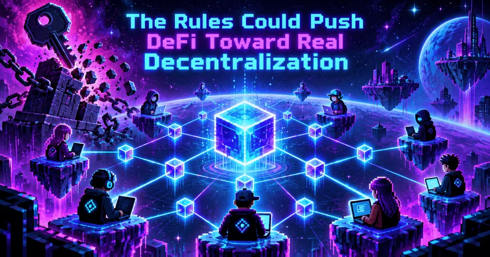 The Rules Could Push DeFi Toward Real Decentralization